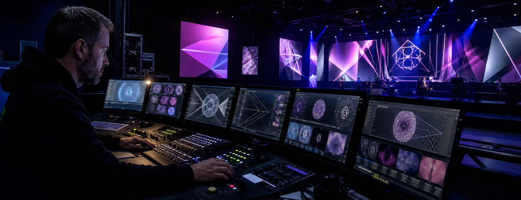 Event Workflow live visuals training