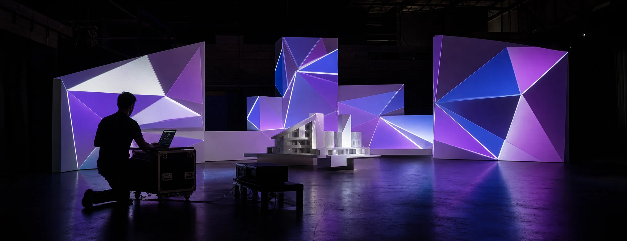 Projection Mapping live visuals training